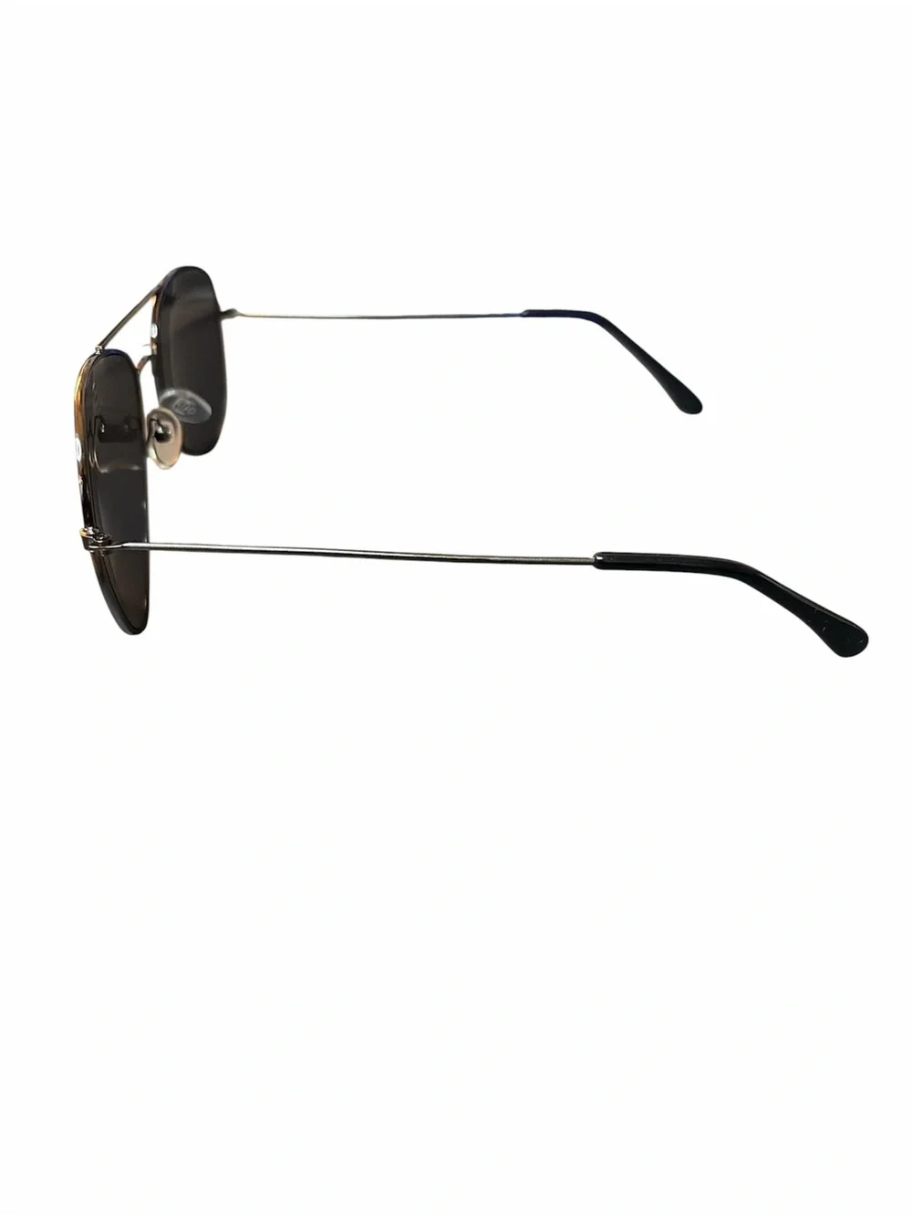 Men's Aviator Frame Sunglasses with Black Lenses #16
